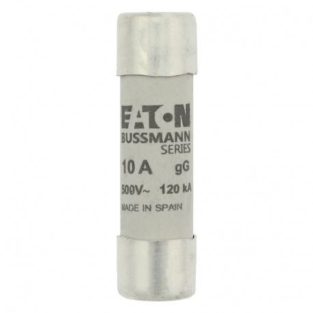 C14G10S EATON ELECTRIC Предохранитель, LV, 10 A, перем. ток 500 В, 14 x 51 мм, gL/gG, IEC, с наклейкой