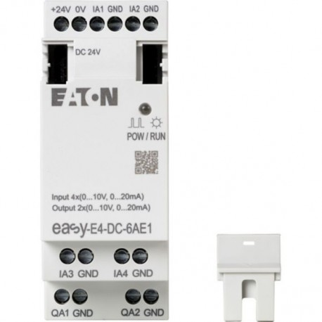 EASY-E4-DC-6AE1 197223 4500554 EATON ELECTRIC I/O expansion, For use with easyE4, 24 V DC, Inputs expansion ..