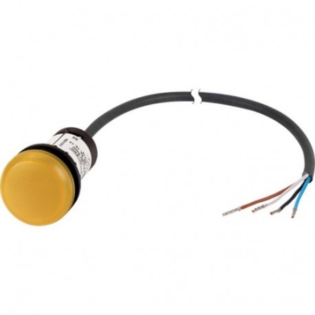 C22-L-Y-24-P65 185148 EATON ELECTRIC Indicator light, classic, flat, yellow, 24 V AC/DC, cable (black) with ..