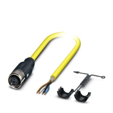 SAC-HZ-4P-2,0-542/FS SH SCO BK 1409554 PHOENIX CONTACT Cable para sensores/actuadores, 4-polos, PVC, amarill..