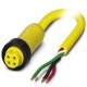 SAC-4P-10,0-U20/MINFS 1416800 PHOENIX CONTACT Cable de potencia, 4-polos, PVC, amarillo, extremo de cable li..