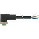 7700-A3031-UMB1000 MURRELEKTRONIK 7/8'' (Mini) Buchse 90° freies Leitungsende PUR, UL/CSA, 3x16AWG, schwarz,..