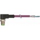 7000-13125-8032000 MURRELEKTRONIK M12 maschio 90° con cavo DeviceNet PUR AWG24 + AWG22 schermato violetta UL..