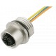 7000-14501-9760020 MURRELEKTRONIK M12 femmina flangia codifica D attacco frontale PE 4x0.34 0,2m