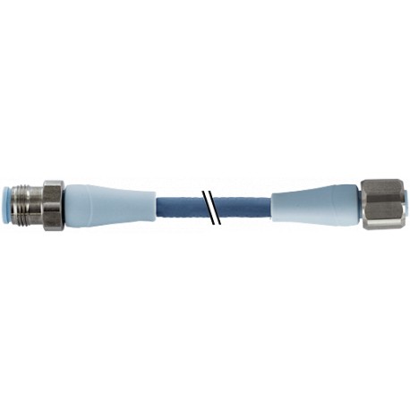 7024-40041-3390500 MURRELEKTRONIK M12 macho 0° / M12 hembra 0° F&B Pro PP 5x0.34 azul robot + cadena portaca..