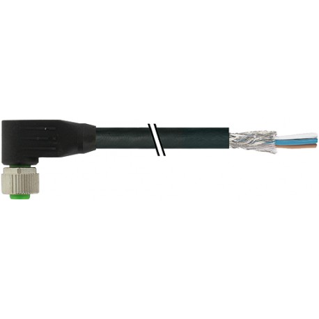 7080-13251-R661000 MURRELEKTRONIK M12 hembra 90° con cable CANopen/DeviceNet RADOX EM 104 4x0.34 apantallado..