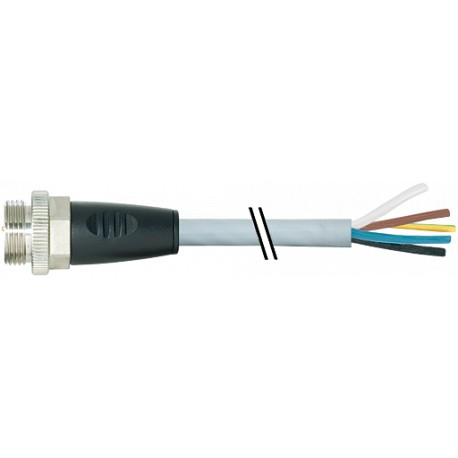 7000-78421-9654000 MURRELEKTRONIK 7/8" macho 0° con cable PUR 5x1.0 gris 40m