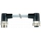 7000-50051-9611000 MURRELEKTRONIK 7/8" macho 90° / 7/8" fêmea 90° PUR 5x1.5 cinzento UL/CSA+cadeia porta-cab..