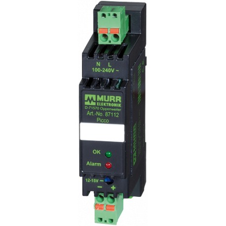 87111 MURRELEKTRONIK Picco alimentatore switching monofase In: 110-230VAC / OUT: 24 28VDC/0,42A