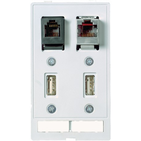 4000-68000-0910000 MURRELEKTRONIK Conector de dados MODLINK MSDD, 2×USB-A fêmea/fêmea + 1xRJ45 + 1xRJ12