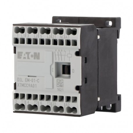 DILEM-01-C(24V50/60HZ) 231687 XTMCC9A01T EATON ELECTRIC Mini-Contactor de potencia Conexión a presión 3 polo..