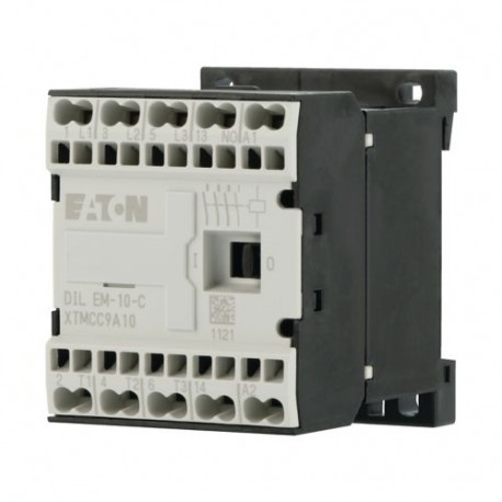 DILEM-10-G-C(110VDC) 231671 XTMCC9A10E0 EATON ELECTRIC Contacteur de puissance, 3p+1F, 4kW/400V/AC3