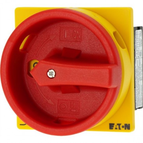 T0-1-102/E/SVB 203483 EATON ELECTRIC Interruptor General 2 polos 20 A 90 ° Montaje empotrado Maneta Roja/Ama..