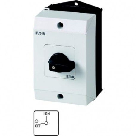 T0-2-113/I1 222584 EATON ELECTRIC On-Off switch, 3 pole + 1 N/C, 20 A, 90 °, surface mounting