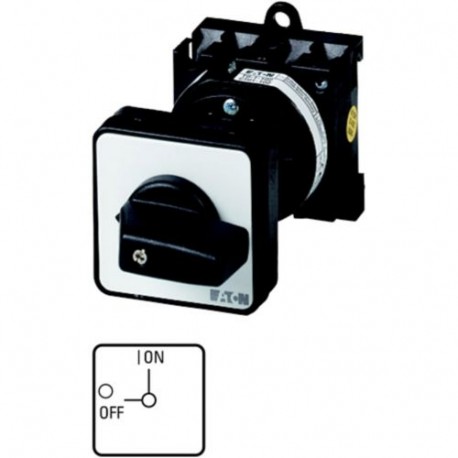 T0-4-15700/Z 013768 EATON ELECTRIC On-Off switch, 6 pole + 2 N/O, 20 A, 90 °, rear mounting
