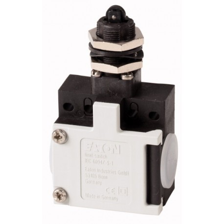 AT0-11-S-IA/ZRS 038443 EATON ELECTRIC Position switch, 1N/O+1N/C, wide, IP65 x, roller plunger, centre fixing