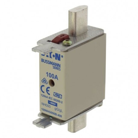 NH FUSE 100A 400V GG/GL SIZE 000 100NHG000B-400 EATON ELEC..