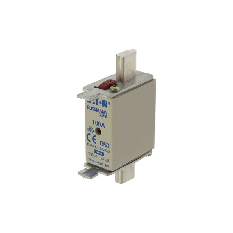 NH FUSE 100A 400V GG/GL SIZE 000 100NHG000B-400 EATON ELEC..