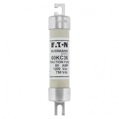 750V dc 40Amp TRACTION FUSE 40KC36 EATON ELECTRIC Fuse, Air fuse-link, medium voltage, 10 A, AC 12 kV, 51 x ..