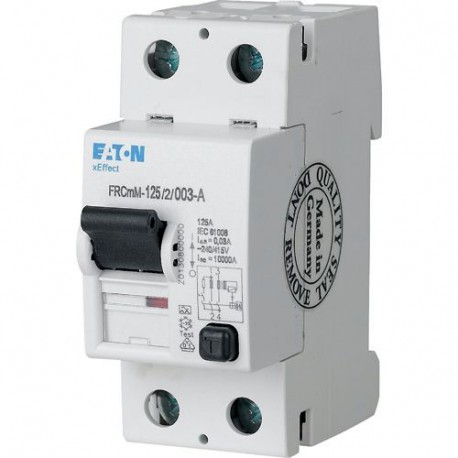 FRCMM-125/2/03-S/A 171172 EATON ELECTRIC Interruptor diferencial, 125A, 2p, 300mA, clase S/A