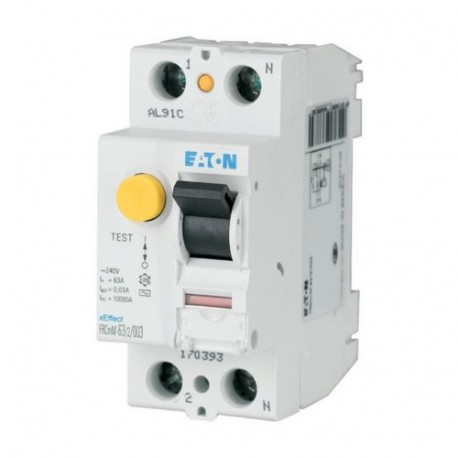 FRCMM-40/2/003-110 180587 EATON ELECTRIC Устройство защиты от аварийного тока 40A 2p 30 мА тип AC 110 В