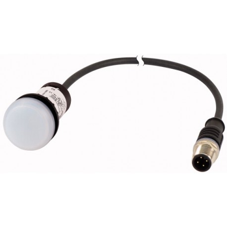 C22-L-W-24-P31 185132 EATON ELECTRIC Indicator light, classic, flat, white, 24 V AC/DC, cable (black) with m..