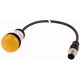C22-L-Y-24-P31 185133 EATON ELECTRIC Indicator light, classic, flat, yellow, 24 V AC/DC, cable (black) with ..