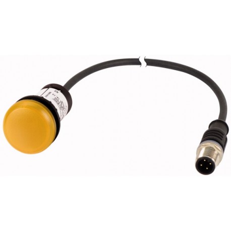 C22-L-Y-24-P31 185133 EATON ELECTRIC Indicator light, classic, flat, yellow, 24 V AC/DC, cable (black) with ..