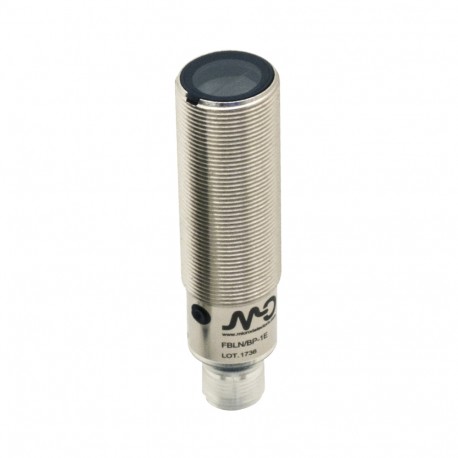 FBL4/BN-1E MICRO DETECTORS Sensor fotoeléctrico Axial láser Difusa 300 mm ajustable NPN NO+NC contector metá..