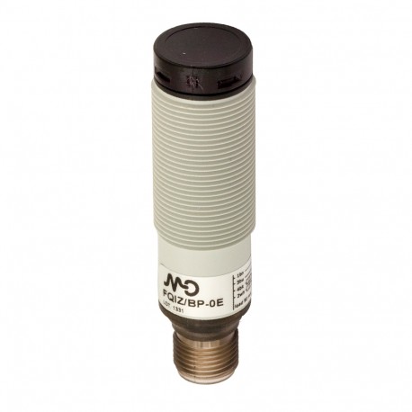 FQID/BP-0E MICRO DETECTORS Sensor fotoelétrico Axial Receptor ajustável 20 m da PNP NA +NC conector plástico..