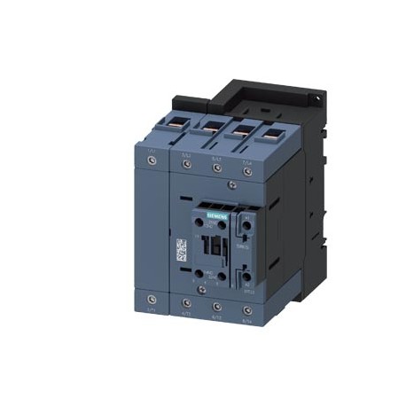 3RT2344-1AP00 SIEMENS Contactor, AC-1, 110 A/400 V/40 °C, S3, 4-pole, 230 V AC/50 Hz, 1 NO+1 NC, screw termi..