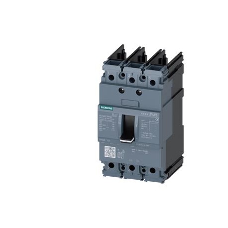 3VA5110-6ED31-0AA0 SIEMENS circuit breaker 3VA5 UL frame 125 breaking capacity class H 65kA @ 480V 3-pole, l..