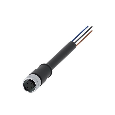 3SX5601-3SB54 SIEMENS cable de conexión con conector hembra M12 de 4 polos, recto y extremo de cable sin con..