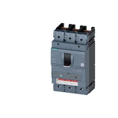 3VA5460-7EC31-0AA0 SIEMENS CIRCUIT BREAKER 3VA5 UL FRAME 600 BREAKING CAPACITY CLASS C 100kA @ 480 V 3POLE, ..