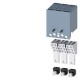 3VA9133-0JF68 SIEMENS Wire Connector for 6 cables 3 pcs. incl. Terminal Cover Extended with probe holes for ..