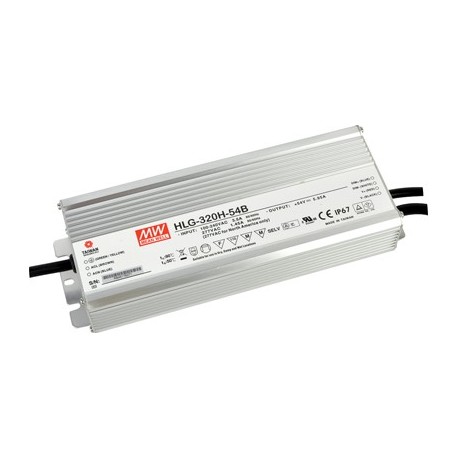 HLG-320H-C1050DA MEANWELL AC-DC Single output LED driver Constant Current (CC) with built-in PFC, Output 305..