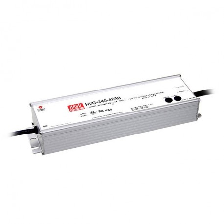 HVG-240-42AB MEANWELL LED-Driver AC/DC Einzelausgang mixed-mode (CV+CC), Ausfahrt 21-42VDC 239.4 W / 5.7 A. ..