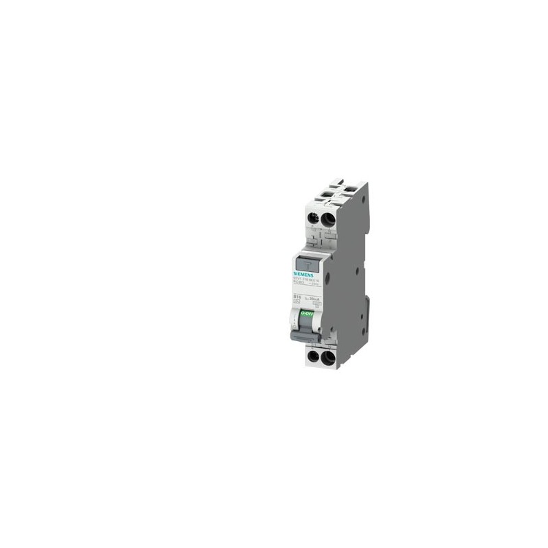 5sv1316 7kk10 Siemens Rcbo Compact 1p N 6 Ka Type A 30 Ma