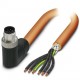 SAC-6P-M12MRM/ 1,5-PUR PE SH 1414933 PHOENIX CONTACT Cable de potencia, 6-polos, PUR sin halógenos, naranja ..