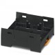 EH 67,5 F-B/ABS-PC BK9005 1074951 PHOENIX CONTACT DIN rail housing, Lower housing part with base latch, flat..