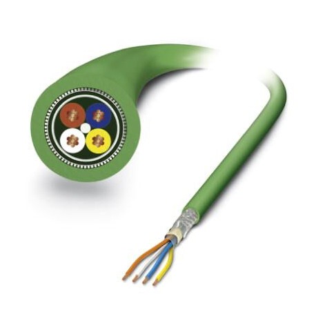 NBC-100,0-93G PC 1089624 PHOENIX CONTACT Cable de red, EtherCAT® CAT5 (100 MBit/s), 4-polos, PVC, verde RAL ..