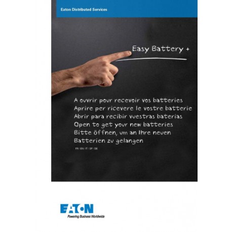 Easy Battery+ WEB product A EB001WEB EATON ELECTRIC Easy Battery+ prodotto WEB A