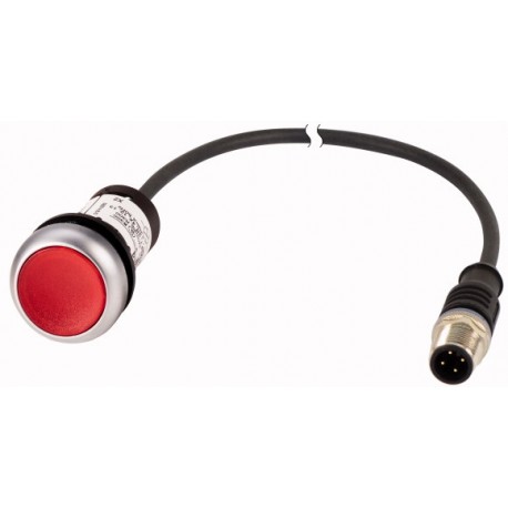C22-DRL-R-K01-24-P30 185567 EATON ELECTRIC Push-button light flush compact 22mm Latching Red 24 V AC/DC 1 NC..