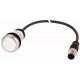 C22-DR-W-K10-P31 185646 EATON ELECTRIC Pulsador rasante compacto 22 mm Enclavamiento Blanco 1 NO con cable 0..