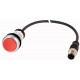 C22-DR-R-K01-P32 185662 EATON ELECTRIC Bouton-poussoir affleurant compact 22mm Verrouillage Rouge 1 NC câble..
