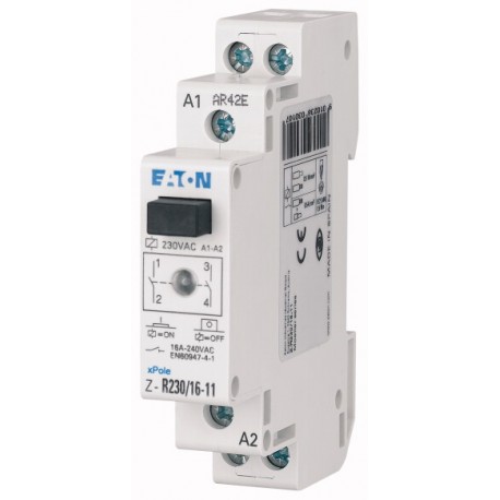 Z-R23/16-11 ICS-R16D024B110 4100201 EATON ELECTRIC Installation relay, 24 V DC, 1NO+1NC, 16A