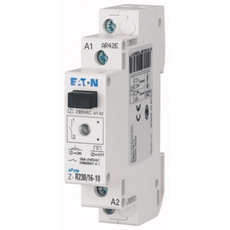 Z-R24/16-01 ICS-R16A024B010 4100203 EATON ELECTRIC Contactor modular, 24 V AC, 1NC, 16A, 1UM