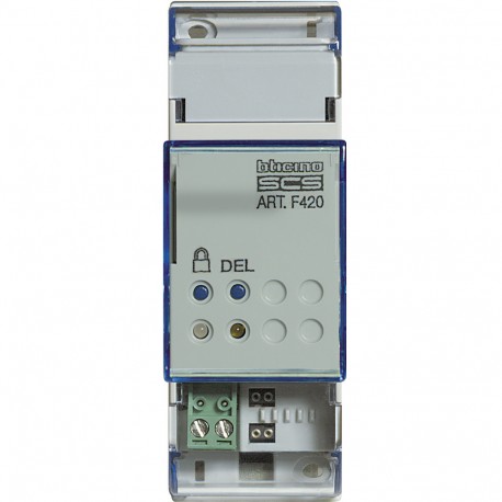 F420 BTCINO MODULO ESCENARIOS 2 DIN