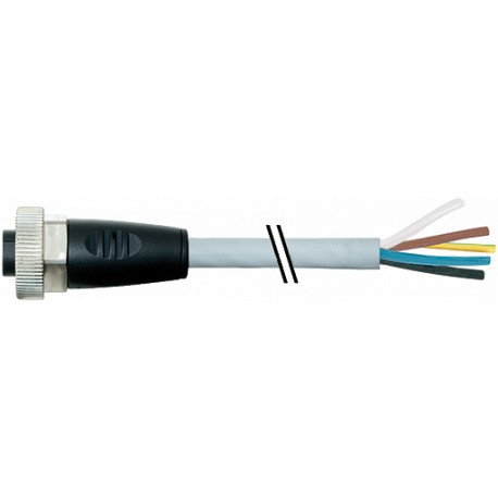 7000-78021-9610700 MURRELEKTRONIK 7/8" женский 0° с кабель PUR 5x1.5 серый UL/CSA+кабельная цепь 7m